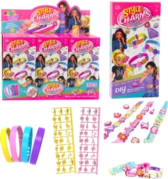 DIY karkötőkészítő szett állatos medálokkal – 4 állítható karkötő