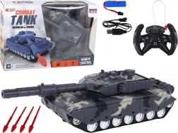 Szórakoztató katonai RC tank gyerekeknek