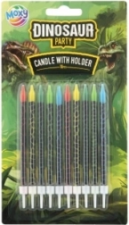 Dinoszauruszos tortagyertyák, 10 db
