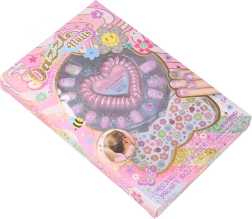 Öntapadós körmök matricákkal – virágocskák