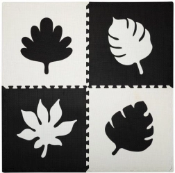 MoMi FELI habszivacs puzzle játszószőnyeg fekete