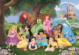 CLEMENTONI Disney hercegnők puzzle, 104 darab