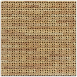 Dizájnos építési alaplap - fa 25,5 x 25,5 cm