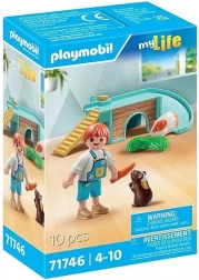PLAYMOBIL fiú tengerimalacokkal és rágcsálók házikójával