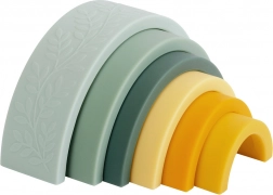 A Little Lovely Company Montessori rakosgató szivárvány – Zöld