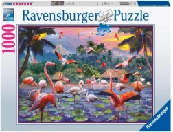 Ravensburger puzzle Pink Flamingos 1000 darab