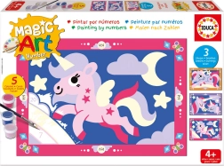 Számozott kifestő: unikornisok EDUCA