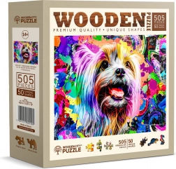 Fa puzzle Pop Art Yorkshire terrier a Wooden City-től