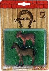 Állatok a farmon 2 az 1-ben – ló és szamár