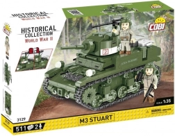 M3 Stuart tank építőkészlet – 511 elem
