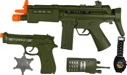 Katonai készlet gépfegyverrel fény- és hangeffektekkel