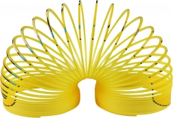 Varázs rugó mosolygó emotikonnal – sárga antistressz spirál