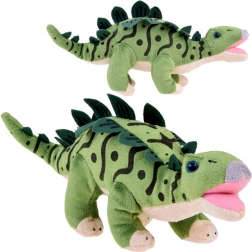 Zöld plüss stegosaurus 30 cm