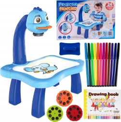 rajzoló projektor sárkánnyal, lábakon