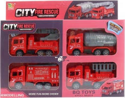 Játék Tűzoltóautó Visszamenő Funkcióval