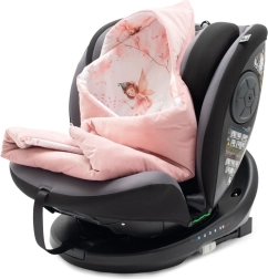 Bélelt újszülött pólya autósülésbe new baby rózsaszín