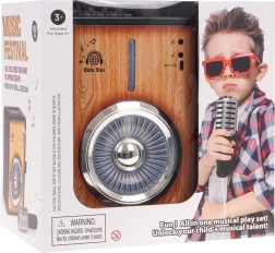 Gyerek karaoke erősítő Bluetooth-szal és mikrofonnal