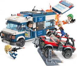 Építőjáték Mine City Rendőrség Emberrabló Elfogása