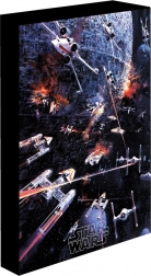 Világító LED kép 30x40 cm Star Wars