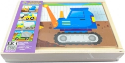 Fa kirakó – építkezés 4 autóval