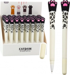 Zselés Toll Macskamancs Kék Tinta Fehér És Fekete