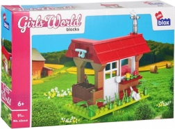 Lány házikós építőkészlet 91 darabbal