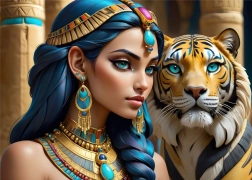 Puzzle Egyiptomi barátság 300 darab BLUEBIRD