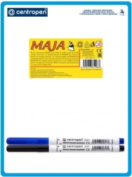 Centropen Törölhető tábla A5 kétoldalas 2 filccel