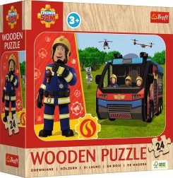 Fa puzzle TŰZOLTÓ SAM 24 darabos