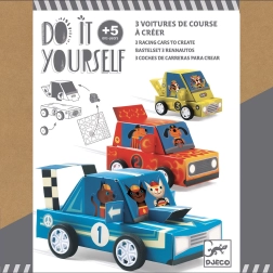 Djeco DIY autók – versenyautók kreatív gyerekeknek