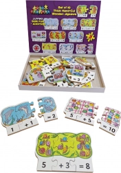 Just Jigsaws fa puzzle összeadáshoz - 30 darab
