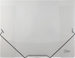 Átlátszó gumis mappa Lines