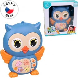 Bagoly zongora fénnyel és zenével