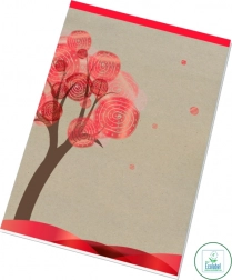 Vonalas jegyzettömb A5 PAPÍRNY BRNO, 50 lap