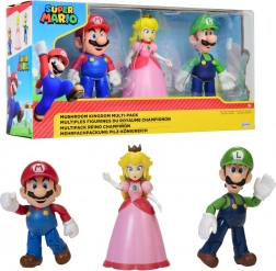 Super Mario figurák Mario, Luigi és Peach hercegnő 12 cm