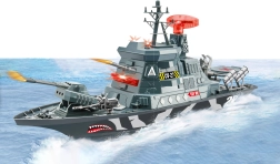 Harci cirkáló hajó effektekkel 59 cm