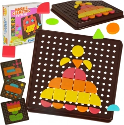 Mozaikos kreatív kirakó geometrikus formák 170 darab