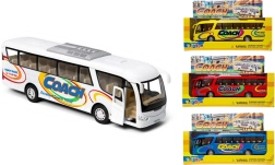 Fém busz Pull Back meghajtással Kinsmart