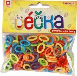 Színes retro Cé betűk 150 db