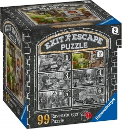 Ravensburger szabadulószoba EXIT puzzle Kísérteties kúria: A nappaliban 99 darab