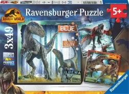 Ravensburger puzzle Jurassic World: Uralom 3×49 darab