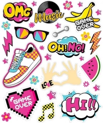 Rávasalható OMG foltok – nagy ív 20 × 30 cm