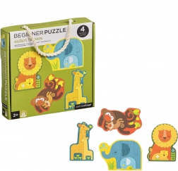 Petit Collage Első Puzzle Bébi Safari