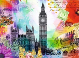Puzzle Londoni Képeslap 500 darabos Ravensburger
