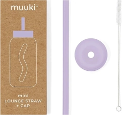 MUUKI Mini lounge kupak és szívószál pasztell lila