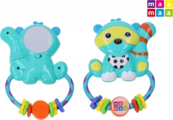 Interaktív Mosómedve Mackó 17 cm