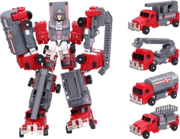 5 az 1-ben tűzoltó autórobot, 24 cm