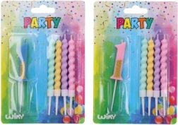 Pártiperc gyertya 1-es szám 4 gyertyával