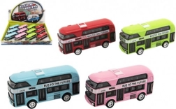 Kétemeletes autóbusz fém hátrahúzós