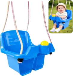 Kék vödör alakú gyerek hinta